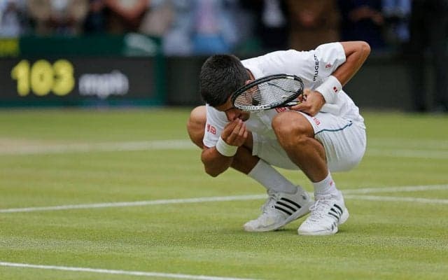 ジョコ「もう1度芝を食べたい」。1回戦快勝後に語った優勝への想い[ウィンブルドン]