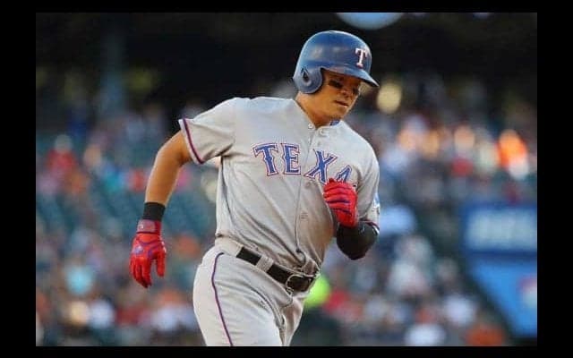 【MLB】レンジャーズ秋信守が先頭打者弾で45試合連続出塁　球団記録まで1試合
