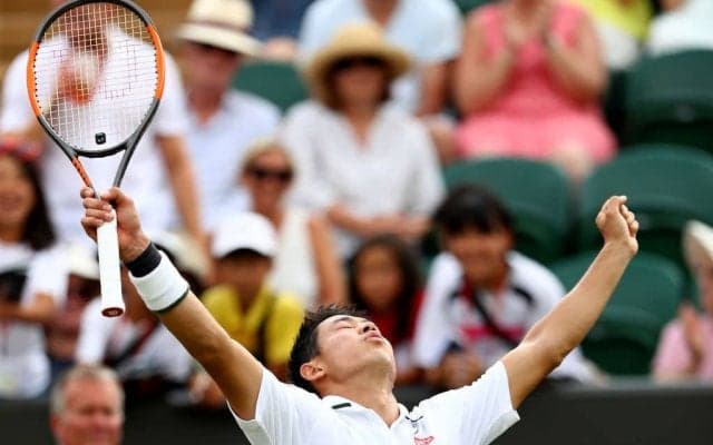 自身初ベスト8進出の錦織「ひとつ壁を破れた」。次戦でジョコに挑む[ウィンブルドン]