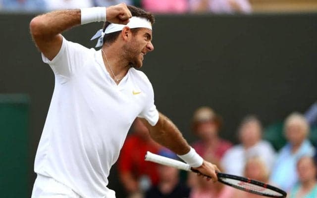 【速報】デル ポトロが順延後の第4セットを奪って接戦を制し、ベスト8入り[ウィンブルドン]