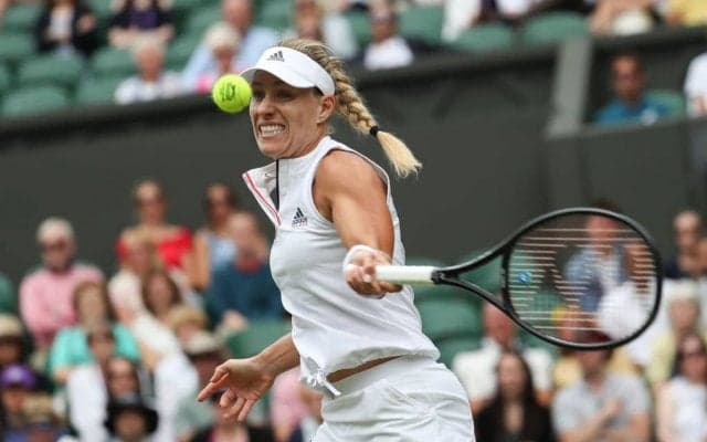 ケルバーがカサキナをストレートで退けてベスト4入り[ウィンブルドン]