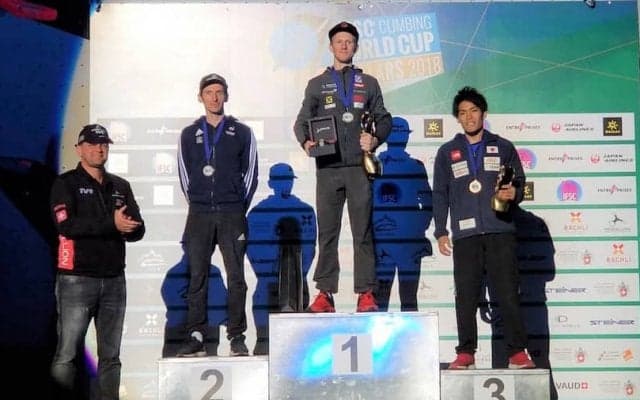 楢﨑智亜が3位!IFSCクライミングワールドカップ リード 第1戦「 スイス・ヴィラール大会」