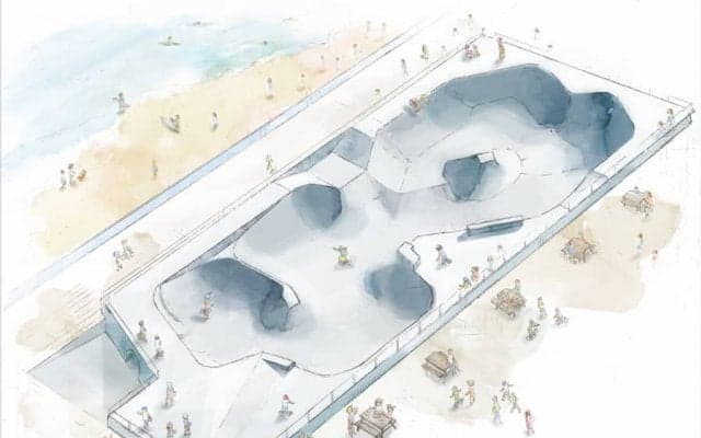 鵠沼海浜公園スケートパークに日本初の世界基準のパークコースの建設決定！