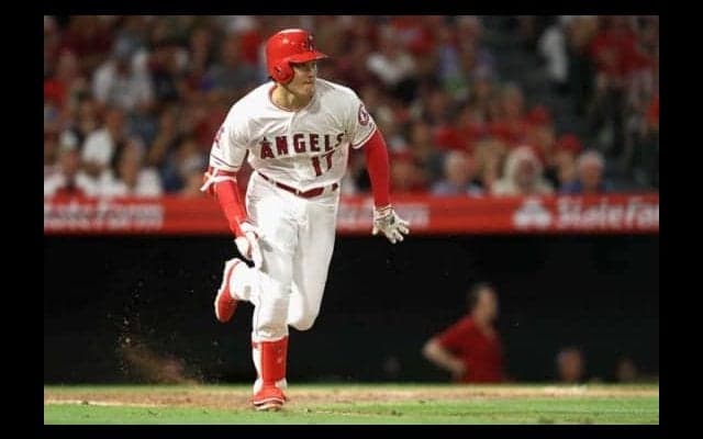 【MLB】大谷翔平、敵失を誘う快足に同僚ビックリ「飛ぶように速い」「大きいのに…」