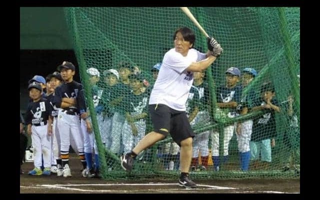 松井秀喜氏が野球教室開催　女子の甲子園参加に「出してあげたい気持ちはある」