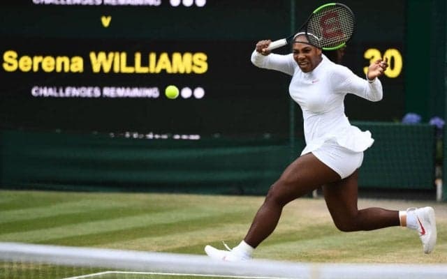 【速報】セレナがケルバーに第1セットを3-6で奪われる。女子シングルス決勝[ウィンブルドン]