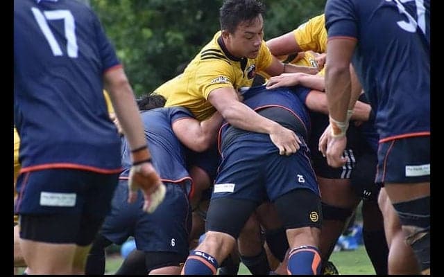  サントリーが夏季練習試合でクボタに辛勝。両チーム新人LOは「まだまだ」 