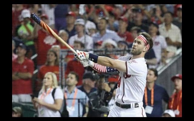 【MLB】米球宴ホームラン競争、地元ナショナルズのハーパーがド派手衣装で初制覇