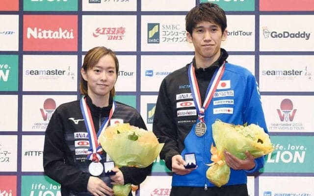 吉村石川ペア・混合ダブルス準優勝＜卓球・ジャパンOP＞