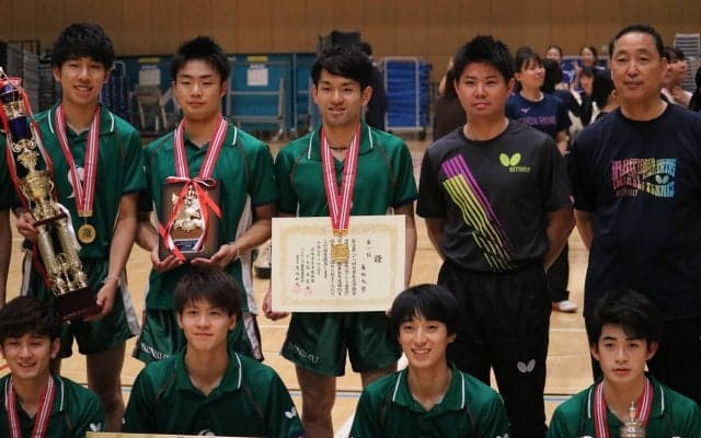 【卓球・インカレ男子】専大が28年ぶり大学王者に