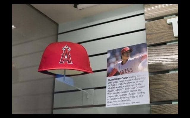 【MLB】大谷翔平、米殿堂に寄贈したキャップは「現代野球」コーナーの「ハイライト」