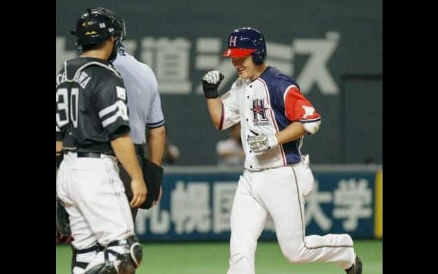 プロ初の2打席連続アーチ！北海道日本ハム・渡邉が自慢の長打力を発揮！