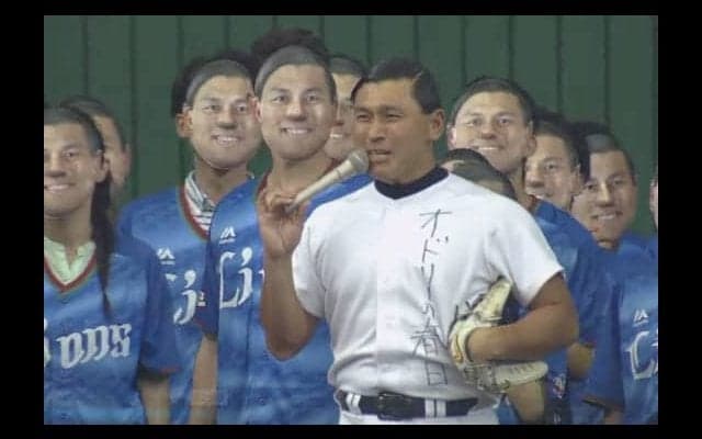 オードリー春日が西武対楽天戦前にフライキャッチ挑戦！　果たして結末は…
