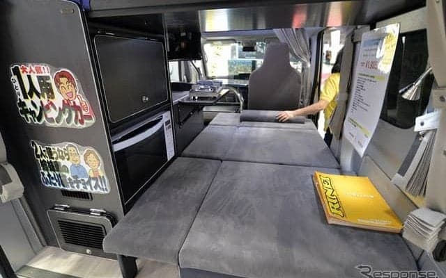 じわり人気、ひとり旅の軽キャン…東京キャンピングカーショー2018