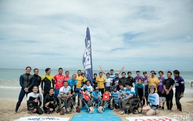 パラアスリートがサーフィンにチャレンジ!  1日限定“超”ユニバーサルビーチ