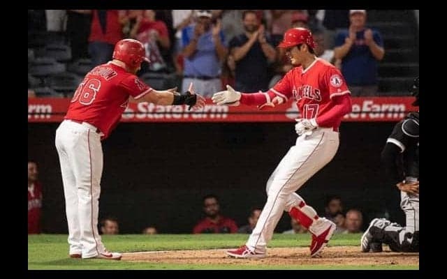 【MLB】大谷翔平、9号2ラン！　トラウト、プホルス揃い踏みで初のトリオ弾に