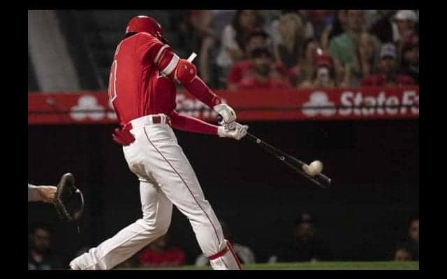 【MLB】大谷翔平、16打席ぶり安打は驚異182キロ！　今季の打球で自己最速をマーク