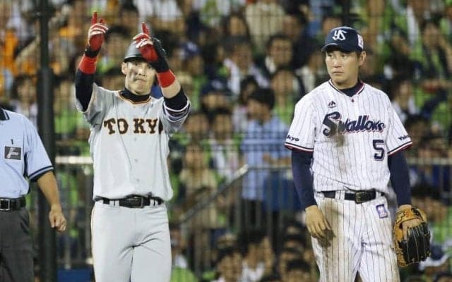 読売巨人が4年連続静岡勝利！陽が決勝のタイムリー3塁打！