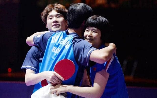 歴史的快挙！韓国・北朝鮮ペアが混合ダブルス初優勝＜卓球・韓国OP＞