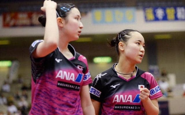 卓球日本は男女ダブルスで決勝進出！ 「みまひな」は日本人対決へ【オーストラリアOP】