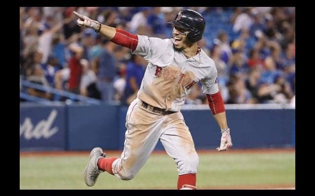 【MLB】Rソックスのベッツが初のサイクル安打達成　最後は27号ソロで決める