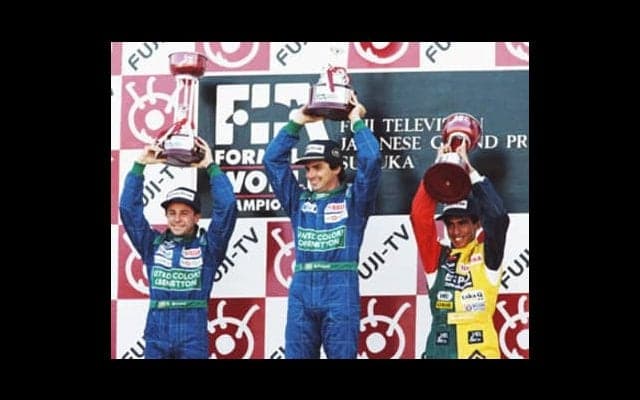 亜久里の３位と、モレノの涙。苦労人たちの1990年日本GP表彰台