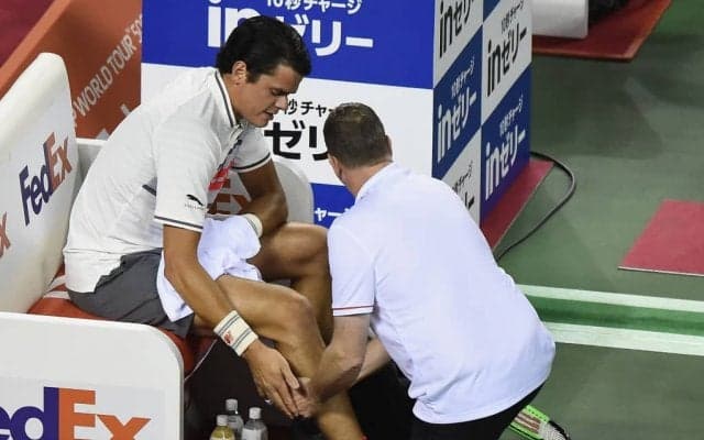 途中棄権のラオニッチ「テニスに集中できればどんなに良かったことか。」[楽天ジャパンオープン]