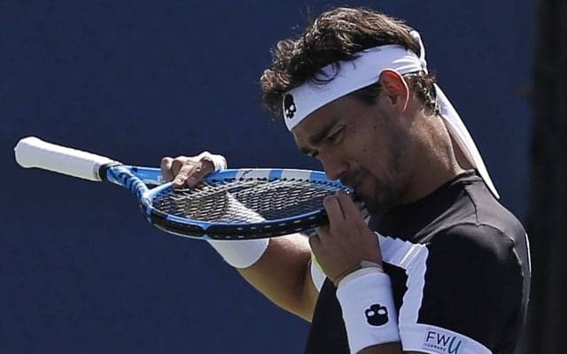 フォニーニ、敗北に終わった試合中の行為で24,000ドルの罰金処分[全米オープン]