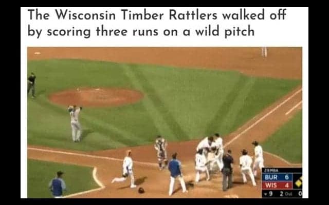 逆転サヨナラ3ラン振り逃げ!?　マイナーで”笑撃”珍事、MLB公式「見たことある？」