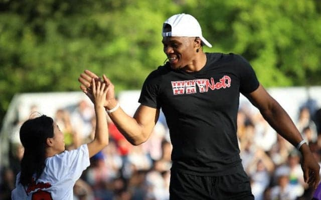 『Mr.トリプル・ダブル』ラッセル・ウェストブルック、来日イベントが大盛況