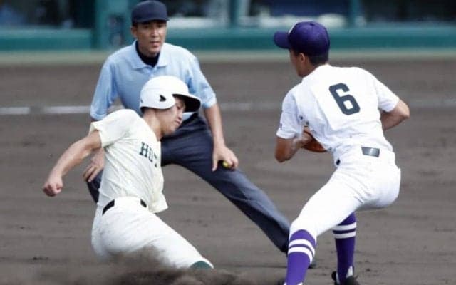 報徳・小園海斗  振り逃げが流れを変えた