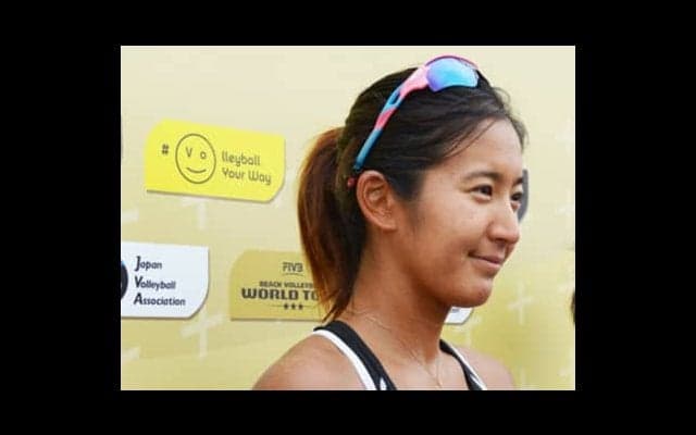 かつての「春高のヒロイン」二見梓。ビーチ歴２年でアジア制覇なるか