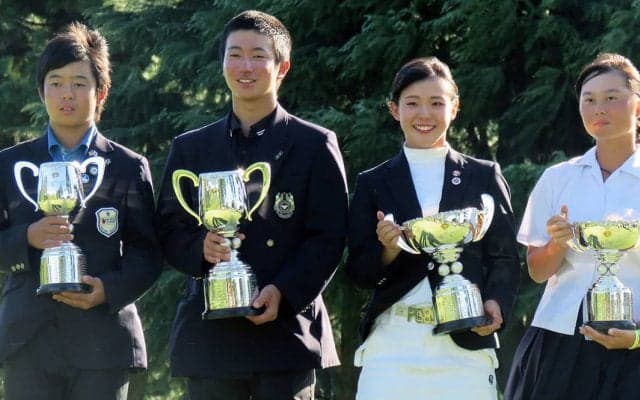 吉田優利が日本女子アマに続き日本ジュニアも制覇　男子は杉浦悠太が優勝