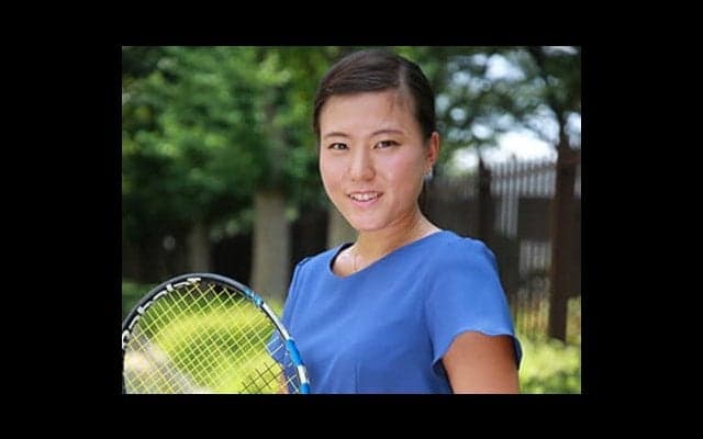 ダブルスで五輪を目指す二宮真琴。「メダルを獲って人生を変えたい」