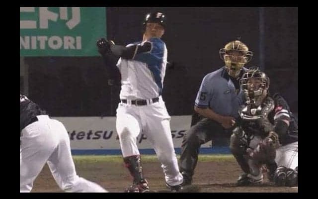 清宮、昇格即本塁打の2号2ラン！　「6番・DH」でスタメン、3打席目に鷹中田から