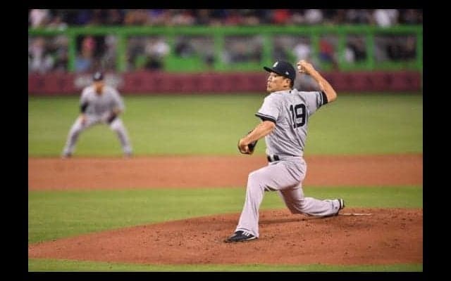 【MLB】田中将大、6回1失点の好投も1被弾に泣く　同点7回に代打降板、10勝目ならず