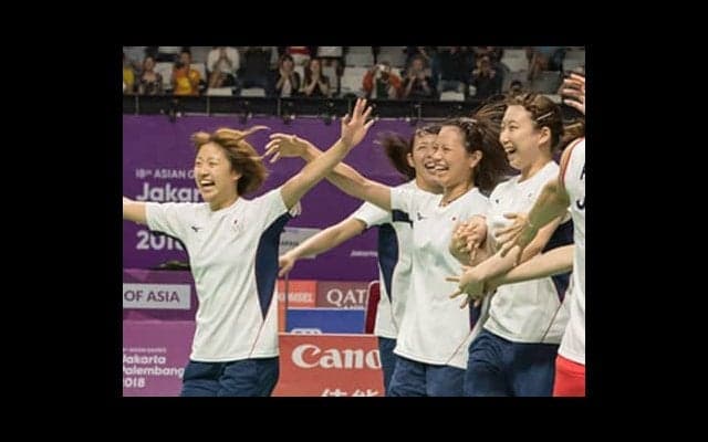 バドミントン団体女子が金を獲得。日本はすべてのところに強みがある