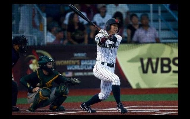 【女子W杯】4番が打った！　川端2安打1打点で侍ジャパン女子代表グループB1位通過