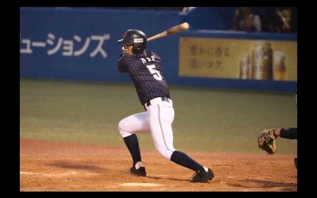 【侍J壮行試合】根尾が躍動、左前打に続き三塁打　内野ゴロで生還し、高校日本代表が1点返す