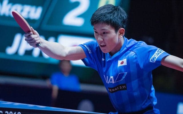 【卓球】張本智和が日本人トップキープで8位｜男子世界ランキング(9月最新発表)