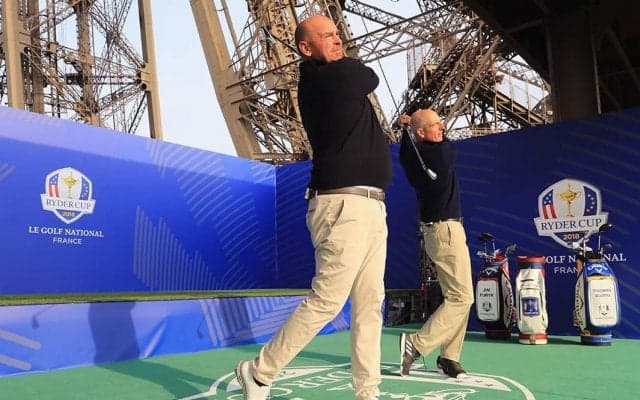 エッフェル塔からナイスショット？パリが舞台のライダーカップで驚きのパフォーマンス