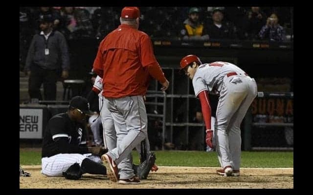 【MLB】大谷翔平、右太もも打撲をアイシングで治療　軽傷を強調「全然大丈夫です」