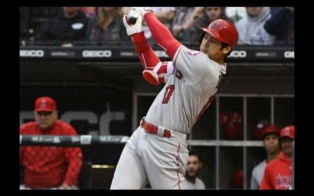 【MLB】大谷翔平、第5打席に走者一掃の3点三塁打　左腕フライから右翼線ギリギリに