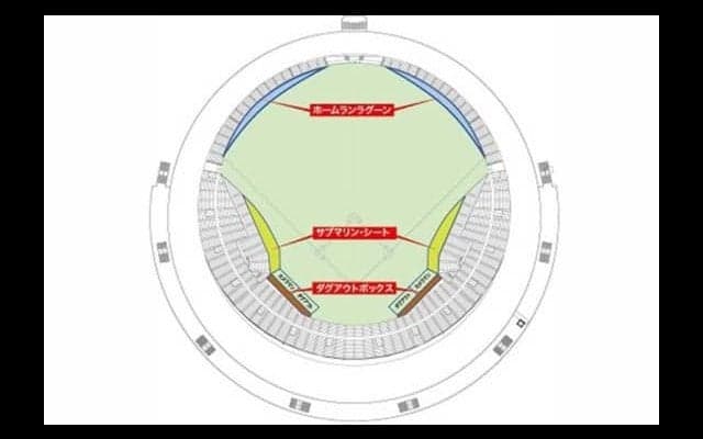ロッテが2019年シーズン設置の新座席を発表「選手の白熱プレーをより間近に」