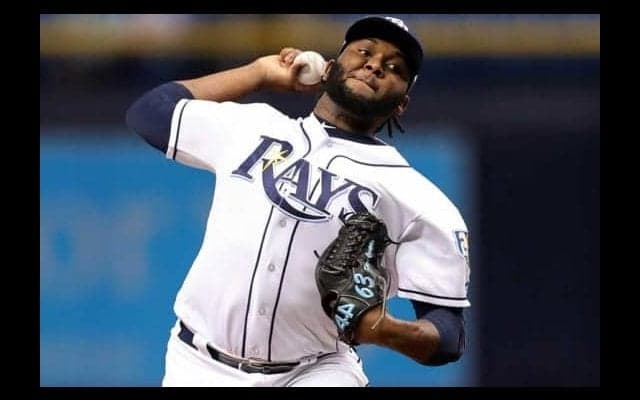 えげつない曲がりを見せるレイズ右腕のスライダー　MLB公式「ノーチャンス」