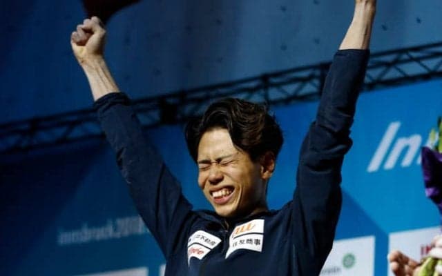 原田海、新たな世界王者に！／世界選手権2018【男子ボルダリング】