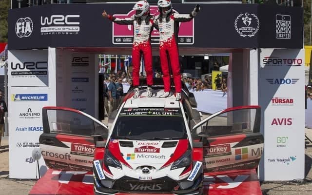 【WRC 第10戦】トルコで1-2フィニッシュ、トヨタ3連勝で今季4勝目…マニュファクチャラー王座争い首位に浮上