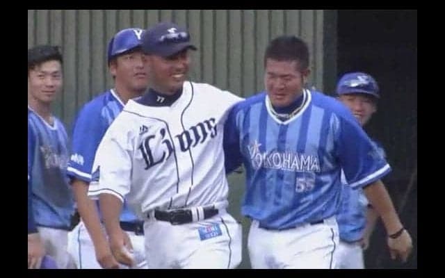 感動のサプライズ…　今季で引退のDeNA後藤を古巣の西武2軍が惜別の胴上げ