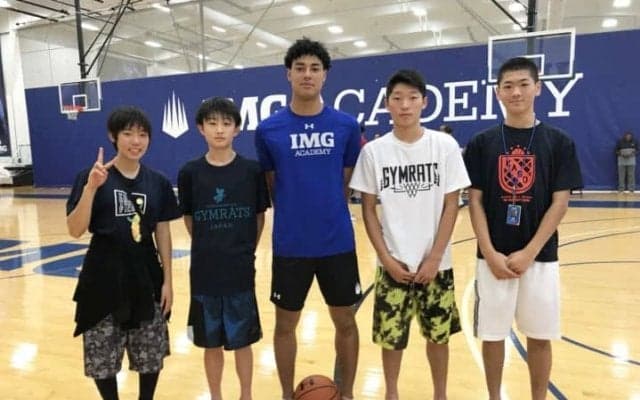 IMGアカデミーを訪れた中学生プレイヤーが田中力を直撃！ バスケ上達の秘訣を聞く