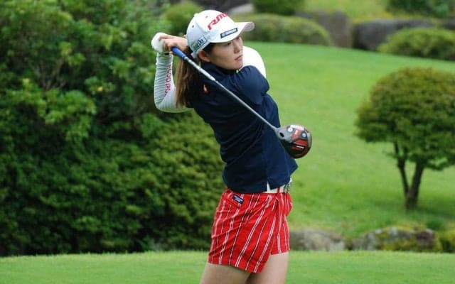  インに引かないように上半身と体幹で打つ　植竹希望のアプローチ練習法